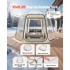 image:imageVEVOR Pop up Sports Tent 8 Sizes Optional Clear Bubble Tent for 16 Person Waterproof Outdoor Pod with Floor Mat amp Top Cover Garden Igloo Dome Tents Camping Shelter for Sports WatchingClear