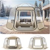 image:imageVEVOR Pop up Sports Tent 8 Sizes Optional Clear Bubble Tent for 16 Person Waterproof Outdoor Pod with Floor Mat amp Top Cover Garden Igloo Dome Tents Camping Shelter for Sports WatchingClear