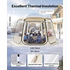 image:imageVEVOR Pop up Sports Tent 8 Sizes Optional Clear Bubble Tent for 16 Person Waterproof Outdoor Pod with Floor Mat amp Top Cover Garden Igloo Dome Tents Camping Shelter for Sports WatchingClear