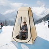 image:imageVEVOR Pop up Sports Tent 8 Sizes Optional Clear Bubble Tent for 16 Person Waterproof Outdoor Pod with Floor Mat amp Top Cover Garden Igloo Dome Tents Camping Shelter for Sports WatchingBeige  Clear