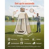image:imageVEVOR Pop up Sports Tent 8 Sizes Optional Clear Bubble Tent for 16 Person Waterproof Outdoor Pod with Floor Mat amp Top Cover Garden Igloo Dome Tents Camping Shelter for Sports WatchingBeige  Clear