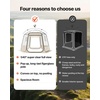 image:imageVEVOR Pop up Sports Tent 8 Sizes Optional Clear Bubble Tent for 16 Person Waterproof Outdoor Pod with Floor Mat amp Top Cover Garden Igloo Dome Tents Camping Shelter for Sports WatchingClear