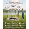 image:imageVEVOR Pop up Sports Tent 8 Sizes Optional Clear Bubble Tent for 16 Person Waterproof Outdoor Pod with Floor Mat amp Top Cover Garden Igloo Dome Tents Camping Shelter for Sports WatchingClear