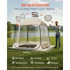 image:imageVEVOR Pop up Sports Tent 8 Sizes Optional Clear Bubble Tent for 16 Person Waterproof Outdoor Pod with Floor Mat amp Top Cover Garden Igloo Dome Tents Camping Shelter for Sports WatchingClear