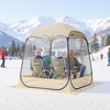 image:imageVEVOR Pop up Sports Tent 8 Sizes Optional Clear Bubble Tent for 16 Person Waterproof Outdoor Pod with Floor Mat amp Top Cover Garden Igloo Dome Tents Camping Shelter for Sports WatchingClear