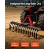 image:imageVEVOR PullBehind Thatch Remover 60 Width 3Point Dethatcher Equipped with 32 Durable Steel Prongs TractorCompatible 3Point Hitch Garden Rake Ideal for Soil Preparation and Grass Maintenance6 Packs Landscape Rake Tines
