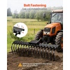 image:imageVEVOR PullBehind Thatch Remover 60 Width 3Point Dethatcher Equipped with 32 Durable Steel Prongs TractorCompatible 3Point Hitch Garden Rake Ideal for Soil Preparation and Grass Maintenance6 Packs Landscape Rake Tines