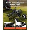 image:imageVEVOR PullBehind Thatch Remover 60 Width 3Point Dethatcher Equipped with 32 Durable Steel Prongs TractorCompatible 3Point Hitch Garden Rake Ideal for Soil Preparation and Grass Maintenance48 Dethatcher with Height Adjustment