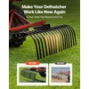 image:imageVEVOR PullBehind Thatch Remover 60 Width 3Point Dethatcher Equipped with 32 Durable Steel Prongs TractorCompatible 3Point Hitch Garden Rake Ideal for Soil Preparation and Grass Maintenance6 Packs Landscape Rake Tines