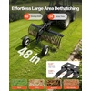 image:imageVEVOR PullBehind Thatch Remover 60 Width 3Point Dethatcher Equipped with 32 Durable Steel Prongs TractorCompatible 3Point Hitch Garden Rake Ideal for Soil Preparation and Grass Maintenance48 Dethatcher with Height Adjustment