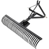 image:imageVEVOR PullBehind Thatch Remover 60 Width 3Point Dethatcher Equipped with 32 Durable Steel Prongs TractorCompatible 3Point Hitch Garden Rake Ideal for Soil Preparation and Grass Maintenance60 Tow Dethatcher with 3point Attachments