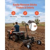 image:imageVEVOR PullBehind Thatch Remover 60 Width 3Point Dethatcher Equipped with 32 Durable Steel Prongs TractorCompatible 3Point Hitch Garden Rake Ideal for Soil Preparation and Grass Maintenance48 Dethatcher with Height Adjustment
