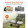image:imageVEVOR PullBehind Thatch Remover 60 Width 3Point Dethatcher Equipped with 32 Durable Steel Prongs TractorCompatible 3Point Hitch Garden Rake Ideal for Soil Preparation and Grass Maintenance40 Tow Behind Dethatcher