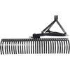 image:imageVEVOR PullBehind Thatch Remover 60 Width 3Point Dethatcher Equipped with 32 Durable Steel Prongs TractorCompatible 3Point Hitch Garden Rake Ideal for Soil Preparation and Grass Maintenance60 Tow Dethatcher with 3point Attachments