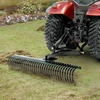 image:imageVEVOR PullBehind Thatch Remover 60 Width 3Point Dethatcher Equipped with 32 Durable Steel Prongs TractorCompatible 3Point Hitch Garden Rake Ideal for Soil Preparation and Grass Maintenance60 Tow Dethatcher with 3point Attachments