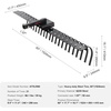 image:imageVEVOR PullBehind Thatch Remover 60 Width 3Point Dethatcher Equipped with 32 Durable Steel Prongs TractorCompatible 3Point Hitch Garden Rake Ideal for Soil Preparation and Grass Maintenance60 Rake without 3Point Attachments