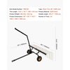 image:imageVEVOR PullBehind Thatch Remover 60 Width 3Point Dethatcher Equipped with 32 Durable Steel Prongs TractorCompatible 3Point Hitch Garden Rake Ideal for Soil Preparation and Grass Maintenance60 Tow Behind Dethatcher