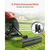 image:imageVEVOR PullBehind Thatch Remover 60 Width 3Point Dethatcher Equipped with 32 Durable Steel Prongs TractorCompatible 3Point Hitch Garden Rake Ideal for Soil Preparation and Grass Maintenance60 Tow Dethatcher with 3point Attachments