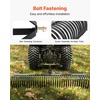 image:imageVEVOR PullBehind Thatch Remover 60 Width 3Point Dethatcher Equipped with 32 Durable Steel Prongs TractorCompatible 3Point Hitch Garden Rake Ideal for Soil Preparation and Grass Maintenance72 Tow Dethatcher with 3point Attachments