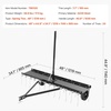 image:imageVEVOR PullBehind Thatch Remover 60 Width 3Point Dethatcher Equipped with 32 Durable Steel Prongs TractorCompatible 3Point Hitch Garden Rake Ideal for Soil Preparation and Grass Maintenance48 ATV Rake