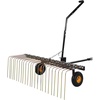 image:imageVEVOR PullBehind Thatch Remover 60 Width 3Point Dethatcher Equipped with 32 Durable Steel Prongs TractorCompatible 3Point Hitch Garden Rake Ideal for Soil Preparation and Grass Maintenance60 Tow Behind Dethatcher