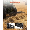 image:imageVEVOR PullBehind Thatch Remover 60 Width 3Point Dethatcher Equipped with 32 Durable Steel Prongs TractorCompatible 3Point Hitch Garden Rake Ideal for Soil Preparation and Grass Maintenance60 Tow Behind Landscape Rake