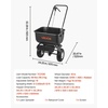 image:imageVEVOR Push Lawn Spreader 12ft Spreading Width Broadcast Spreader with 80lbs Load Capacity amp 10 in AllTerrain Tires WalkBehind Garden amp Lawn Broadcast Spreaders for Seed Fertilizer Salt Ice Melt