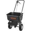 image:imageVEVOR Push Lawn Spreader 12ft Spreading Width Broadcast Spreader with 80lbs Load Capacity amp 10 in AllTerrain Tires WalkBehind Garden amp Lawn Broadcast Spreaders for Seed Fertilizer Salt Ice Melt