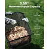 image:imageVEVOR Push Lawn Sweeper 21inch Leaf amp Grass Collector Heavy Duty Thickened Steel Durable to Use with Large Capacity 35 cu ft Mesh Collection Hopper Bag 2 Spinning Brushes21 inch Classic
