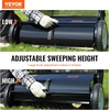 image:imageVEVOR Push Lawn Sweeper 21inch Leaf amp Grass Collector Heavy Duty Thickened Steel Durable to Use with Large Capacity 35 cu ft Mesh Collection Hopper Bag 2 Spinning Brushes26 inch Classic