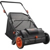 image:imageVEVOR Push Lawn Sweeper 21inch Leaf amp Grass Collector Heavy Duty Thickened Steel Durable to Use with Large Capacity 35 cu ft Mesh Collection Hopper Bag 2 Spinning Brushes21 inch Classic