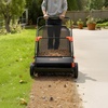 image:imageVEVOR Push Lawn Sweeper 21inch Leaf amp Grass Collector Heavy Duty Thickened Steel Durable to Use with Large Capacity 35 cu ft Mesh Collection Hopper Bag 2 Spinning Brushes26 inch Replacement Brush