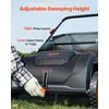 image:imageVEVOR Push Lawn Sweeper 21inch Leaf amp Grass Collector Heavy Duty Thickened Steel Durable to Use with Large Capacity 35 cu ft Mesh Collection Hopper Bag 2 Spinning Brushes21 inch Classic