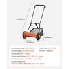 image:imageVEVOR Push Reel Lawn Mower 14 inch 5 Blades Manual Push Mower No Motor 06175 in Adjustable Cutting Height WalkBehind Lawn Mowers with Grass Catcher Bag for Green Lawns Driveways Courtyards16 inch
