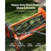 image:imageVEVOR Push Reel Lawn Mower 14 inch 5 Blades Manual Push Mower No Motor 06175 in Adjustable Cutting Height WalkBehind Lawn Mowers with Grass Catcher Bag for Green Lawns Driveways Courtyards18 inch