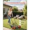 image:imageVEVOR Push Reel Lawn Mower 14 inch 5 Blades Manual Push Mower No Motor 06175 in Adjustable Cutting Height WalkBehind Lawn Mowers with Grass Catcher Bag for Green Lawns Driveways Courtyards18 inch