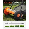 image:imageVEVOR Push Reel Lawn Mower 14 inch 5 Blades Manual Push Mower No Motor 06175 in Adjustable Cutting Height WalkBehind Lawn Mowers with Grass Catcher Bag for Green Lawns Driveways Courtyards14 inch