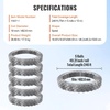 image:imageVEVOR Razor Wires 246 ft Razor Barbed Wire 5 Rolls Razor Wire Fencing Razor Fence Razor Ribbon Barbed Wire Galvanized Razor Wire Fence Rolls Razor for Garden246FT