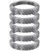 image:imageVEVOR Razor Wires 246 ft Razor Barbed Wire 5 Rolls Razor Wire Fencing Razor Fence Razor Ribbon Barbed Wire Galvanized Razor Wire Fence Rolls Razor for Garden246FT
