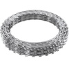 image:imageVEVOR Razor Wires 246 ft Razor Barbed Wire 5 Rolls Razor Wire Fencing Razor Fence Razor Ribbon Barbed Wire Galvanized Razor Wire Fence Rolls Razor for Garden147FT