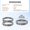 image:imageVEVOR Razor Wires 246 ft Razor Barbed Wire 5 Rolls Razor Wire Fencing Razor Fence Razor Ribbon Barbed Wire Galvanized Razor Wire Fence Rolls Razor for Garden98FT