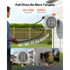 image:imageVEVOR Retractable Garden Hose Reel 12 in x 100 ft Wall Mounted Hose Reel with 9Function Sprayer Nozzle and 180 Swivel Bracket Any Length Lock Automatic Slow Rewind System for Garden Watering12 in x 100 ft