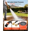 image:imageVEVOR Retractable Garden Hose Reel 12 in x 100 ft Wall Mounted Hose Reel with 9Function Sprayer Nozzle and 180 Swivel Bracket Any Length Lock Automatic Slow Rewind System for Garden Watering12 in x 50 ft