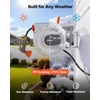 image:imageVEVOR Retractable Garden Hose Reel 12 in x 100 ft Wall Mounted Hose Reel with 9Function Sprayer Nozzle and 180 Swivel Bracket Any Length Lock Automatic Slow Rewind System for Garden Watering12 in x 50 ft