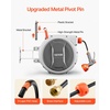 image:imageVEVOR Retractable Garden Hose Reel 12 in x 100 ft Wall Mounted Hose Reel with 9Function Sprayer Nozzle and 180 Swivel Bracket Any Length Lock Automatic Slow Rewind System for Garden Watering58 in x 100 ft