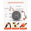 image:imageVEVOR Retractable Garden Hose Reel 12 in x 100 ft Wall Mounted Hose Reel with 9Function Sprayer Nozzle and 180 Swivel Bracket Any Length Lock Automatic Slow Rewind System for Garden Watering12 in x 145 ft