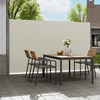 image:imageVEVOR Retractable Side Awning UV 50 118 x 71 Retractable Patio Screen Waterproof 280 g Thicken Folding Room Divider Wind Screen for Privacy Garden Outdoor Patio and Terrace BlackBeige