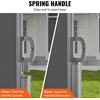 image:imageVEVOR Retractable Side Awning UV 50 118 x 71 Retractable Patio Screen Waterproof 280 g Thicken Folding Room Divider Wind Screen for Privacy Garden Outdoor Patio and Terrace BlackGray