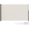image:imageVEVOR Retractable Side Awning UV 50 118 x 71 Retractable Patio Screen Waterproof 280 g Thicken Folding Room Divider Wind Screen for Privacy Garden Outdoor Patio and Terrace BlackBeige