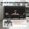 image:imageVEVOR Retractable Side Awning UV 50 118 x 71 Retractable Patio Screen Waterproof 280 g Thicken Folding Room Divider Wind Screen for Privacy Garden Outdoor Patio and Terrace BlackBlack